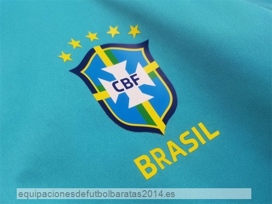 Nuevo Sudadera Entrenamiento Brasil 2022 Verde Azul Baratas